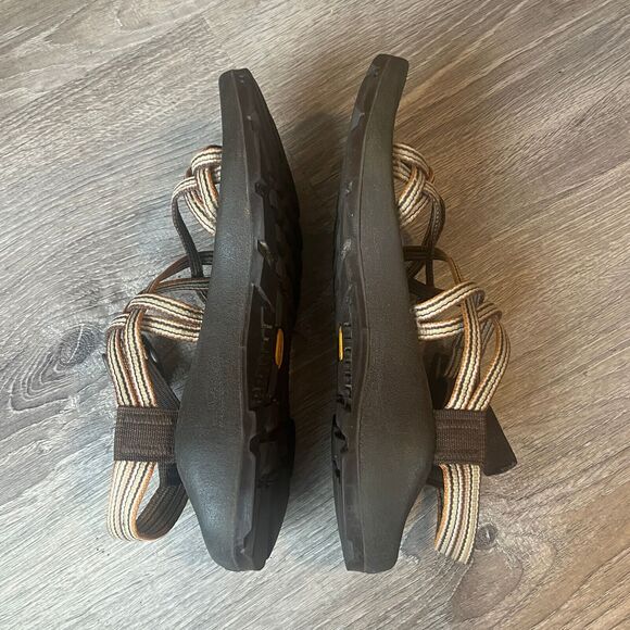 Chaco ZX/2 Classic Sandals Brown Vibram *Mismatched* Womens 7 Left + 8 Right - Picture 5 of 7